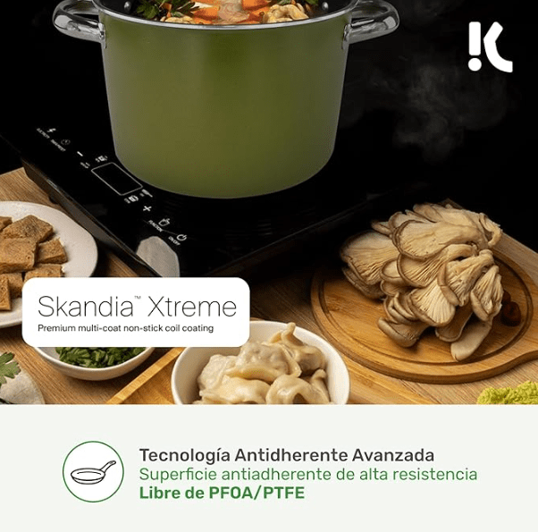 Batería de Cocina 8 Piezas - Konviene