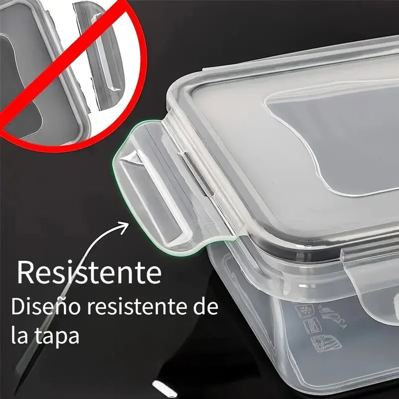 Contenedores de Plástico Juego de 10 Piezas - Konviene