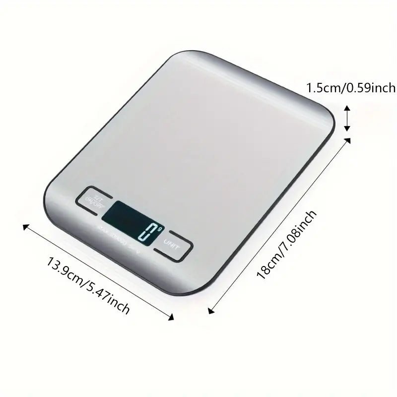 Báscula Digital de Cocina de Alta Precisión 22lb/10kg - 1pc - Konviene