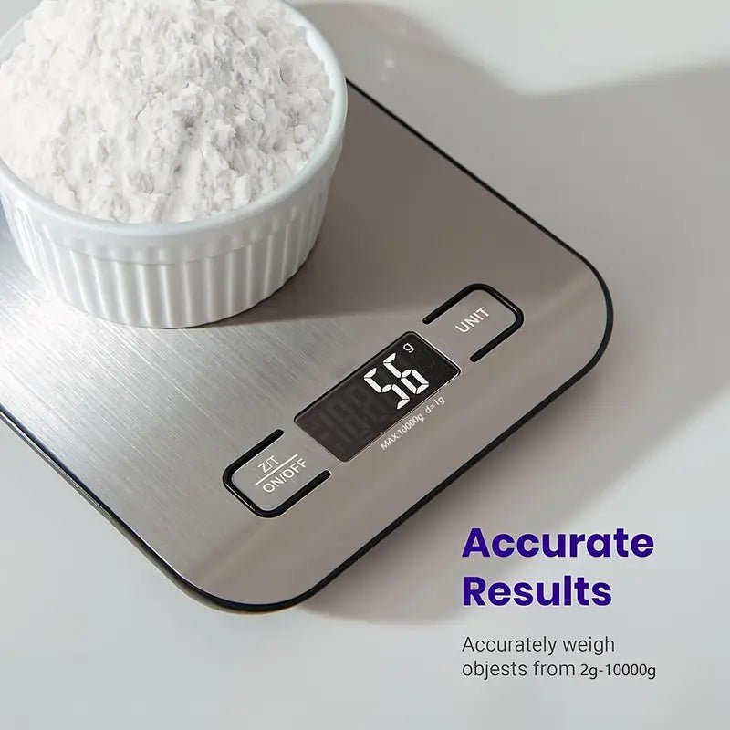 Báscula Digital de Cocina de Alta Precisión 22lb/10kg - 1pc - Konviene