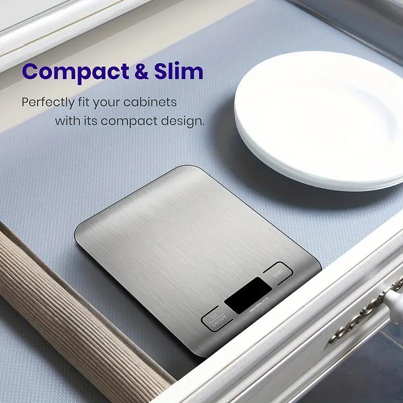 Báscula Digital de Cocina de Alta Precisión 22lb/10kg - 1pc - Konviene