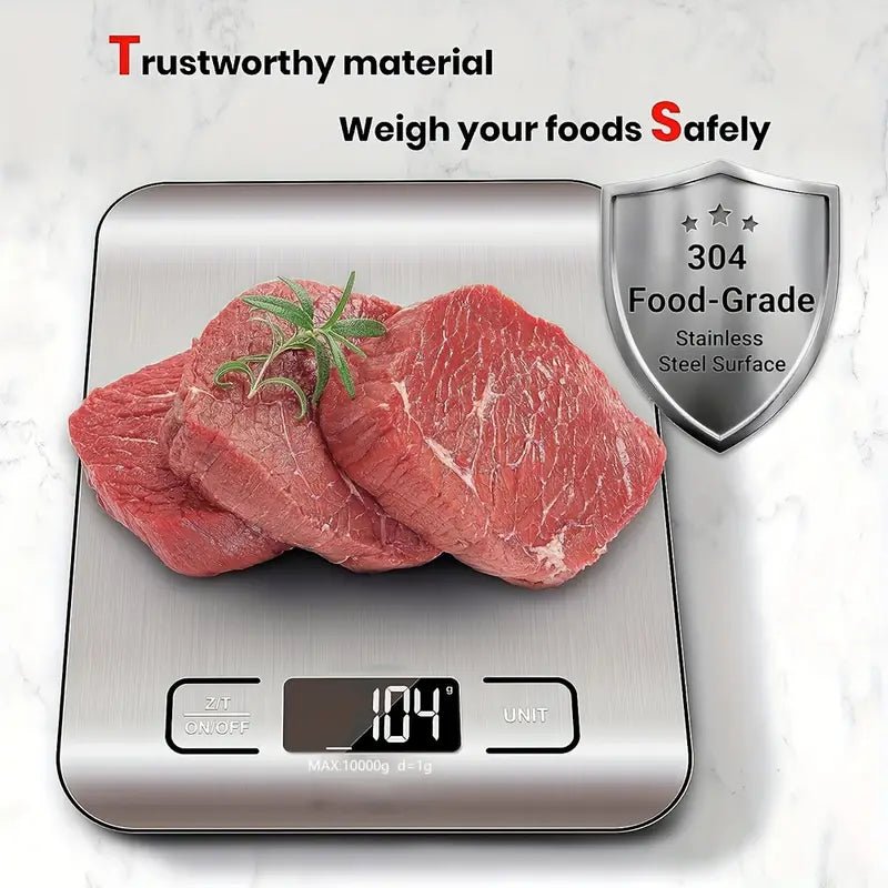 Báscula Digital de Cocina de Alta Precisión 22lb/10kg - 1pc - Konviene