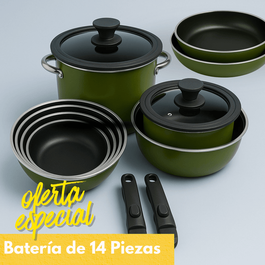 Batería de Cocina 14 Piezas - Konviene