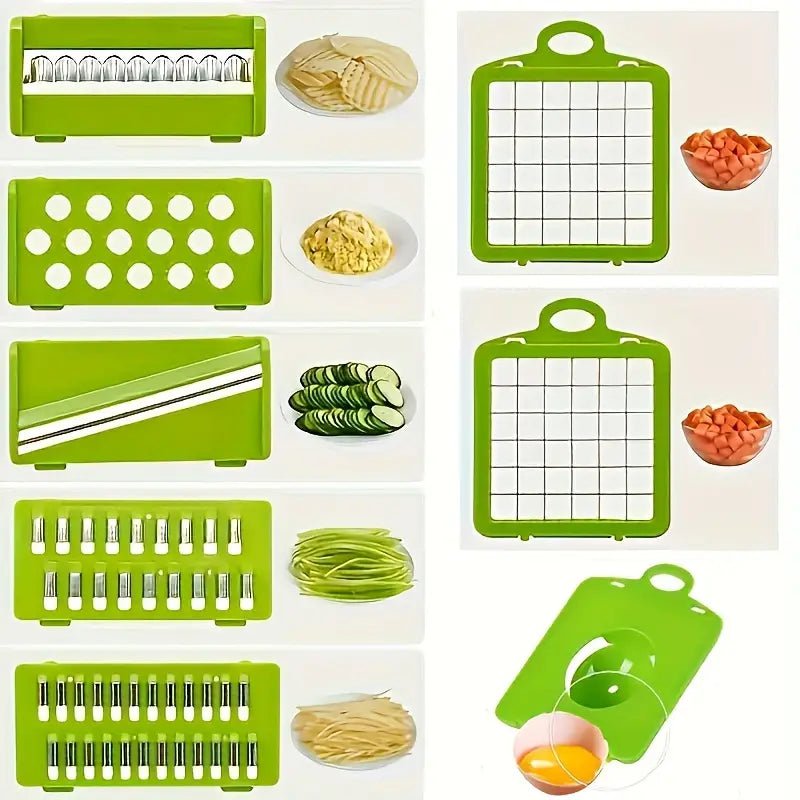 Cortador de Verduras y Frutas Multifuncional - Konviene