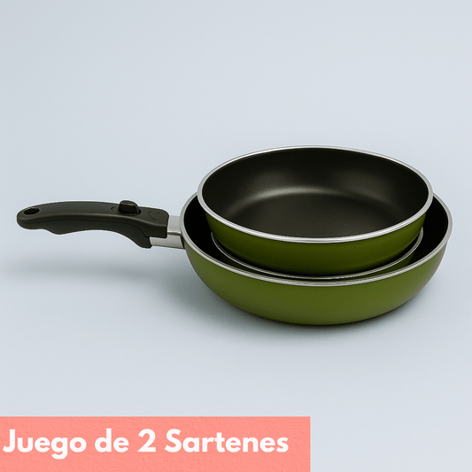 Juego de 2 Sartenes Antiadherentes - Konviene