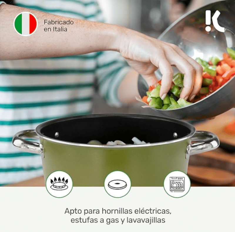Olla Antiadherente 24 cm - Konviene