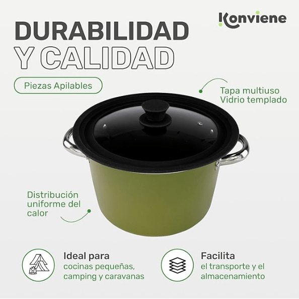 Olla Antiadherente 24 cm - Konviene