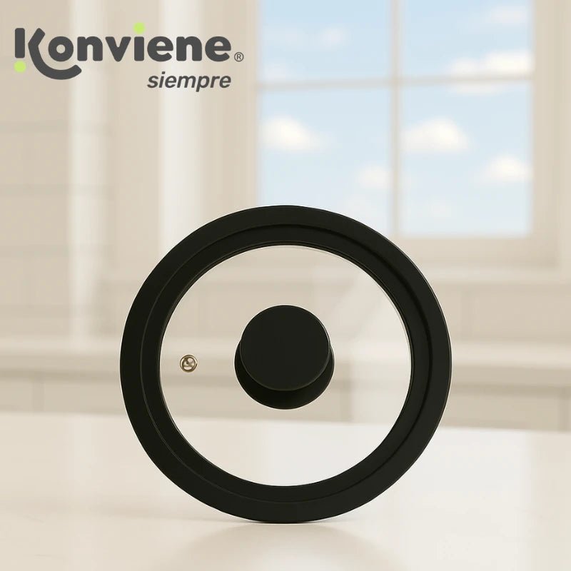Tapa de Vidrio Templado Multiuso | Para sartenes y ollas de 20 a 24 cm - Konviene
